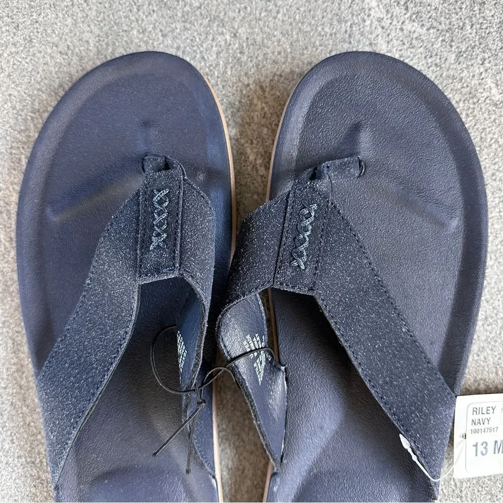 NWT Club Room Men's Riley Flip Flop Sandal in Navy Size 13